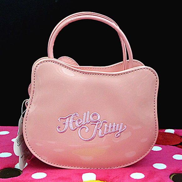 Women's Handbag Sanrio Hello Kitty Patent Leather - Picture 3 of 4